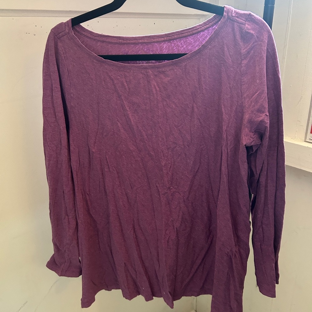 PureJill Women's Long Sleeve Top - 100% cotton